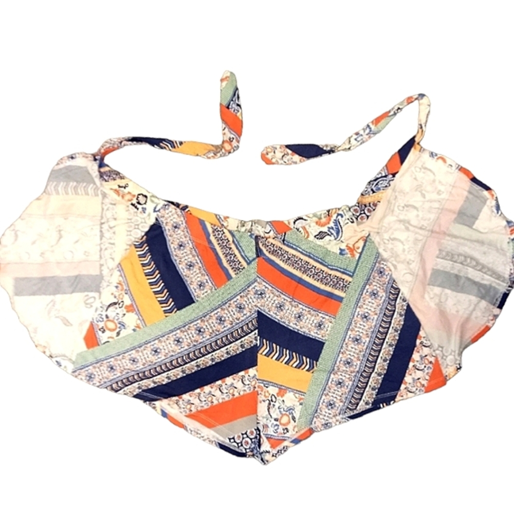 Tart Multicolored Boho Shorts With Wrap Around Si… - image 4